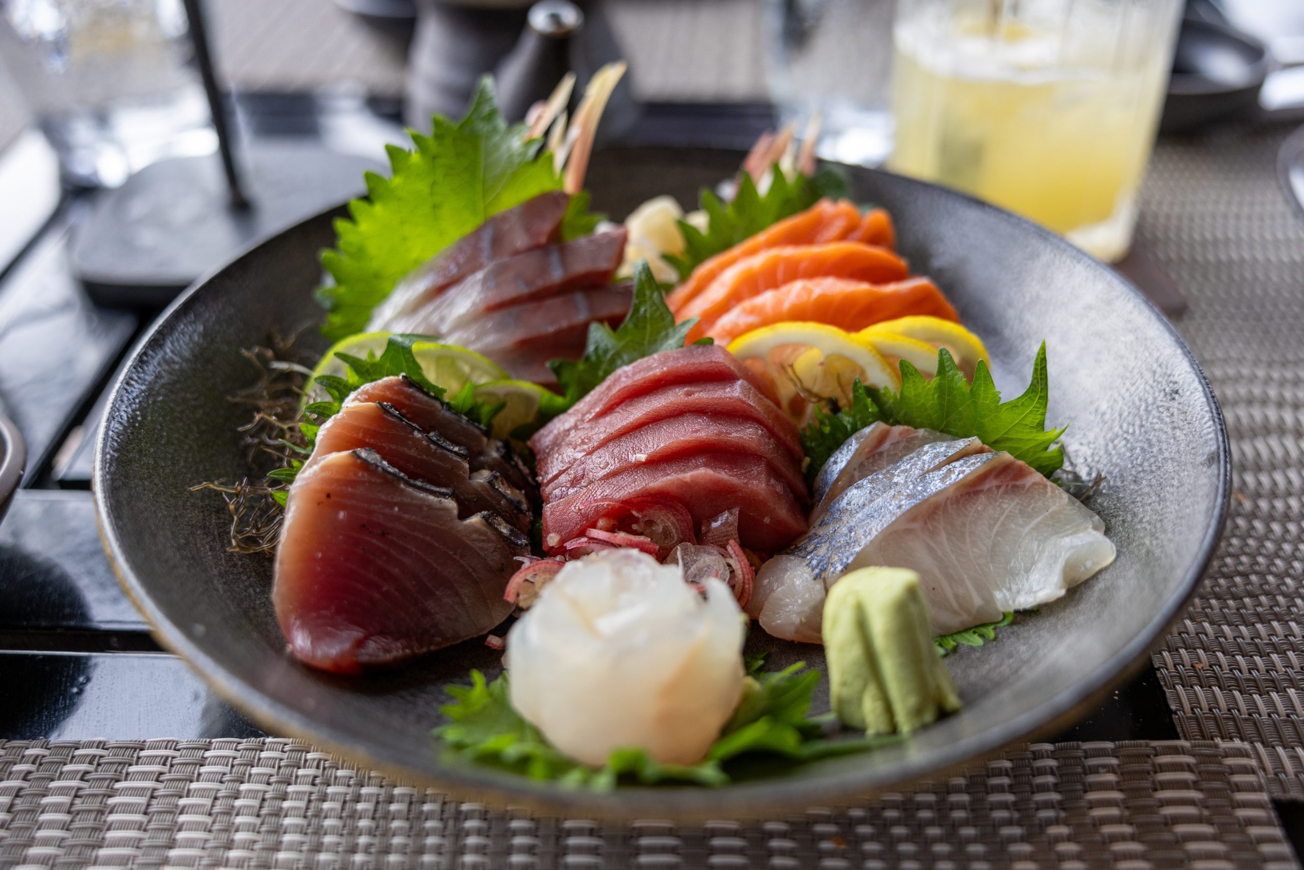 chef's sashimi from ulu ocean grill on big island hawaii