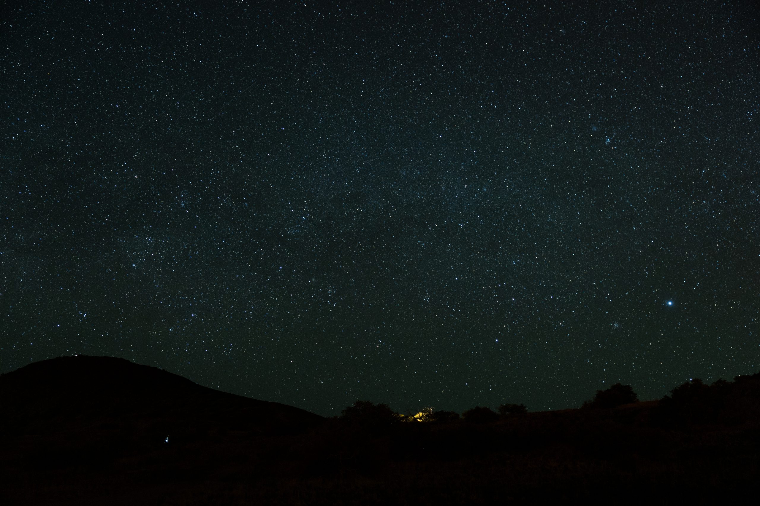 astrophotography from mauna kea visitor information station on big island hawaii